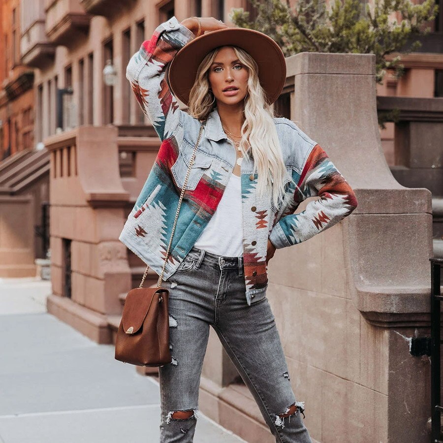 AZTEC Vintage Denim Jacket