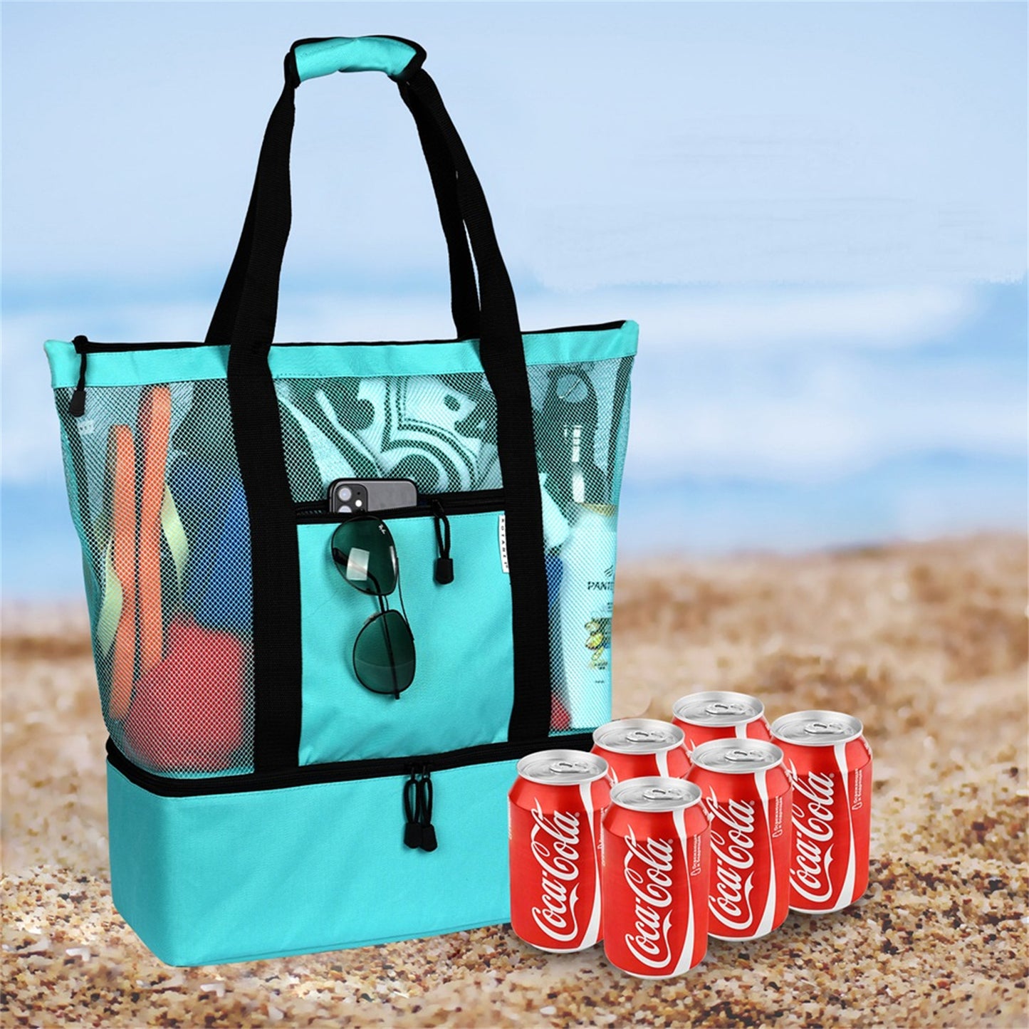 Summer Beach Bag with Cooler