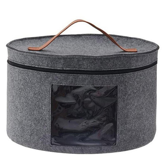 Hat Storage Box With Visible Window For Travel