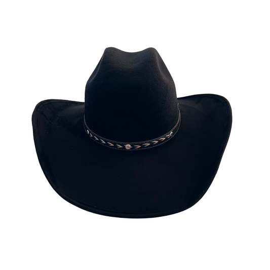 Unisex Vegan Suede Western Cowboy Hat